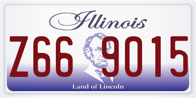 IL license plate Z669015