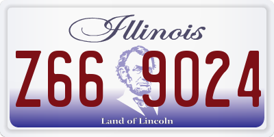 IL license plate Z669024