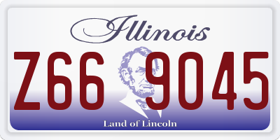 IL license plate Z669045