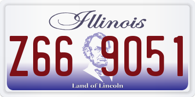 IL license plate Z669051