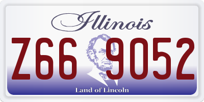 IL license plate Z669052