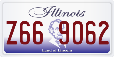 IL license plate Z669062