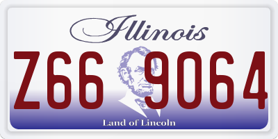 IL license plate Z669064