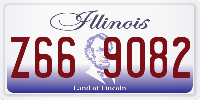 IL license plate Z669082