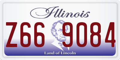 IL license plate Z669084