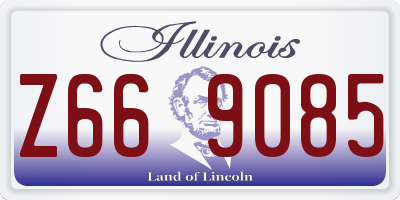 IL license plate Z669085