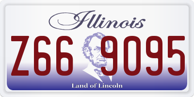 IL license plate Z669095