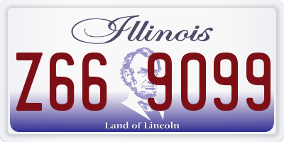 IL license plate Z669099