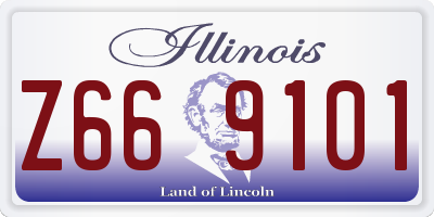 IL license plate Z669101