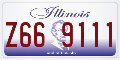 IL license plate Z669111
