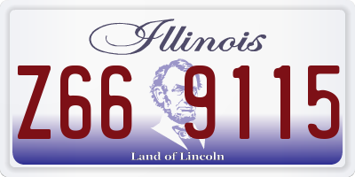 IL license plate Z669115