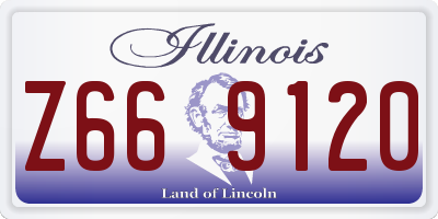 IL license plate Z669120