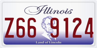 IL license plate Z669124