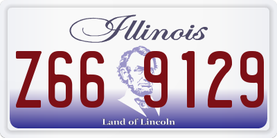 IL license plate Z669129