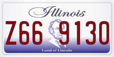 IL license plate Z669130