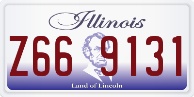 IL license plate Z669131