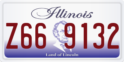 IL license plate Z669132