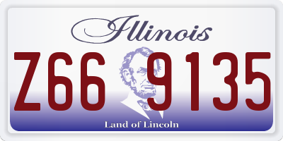 IL license plate Z669135