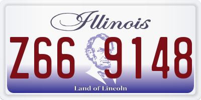 IL license plate Z669148