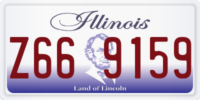 IL license plate Z669159