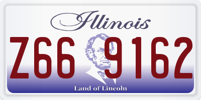 IL license plate Z669162