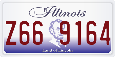 IL license plate Z669164