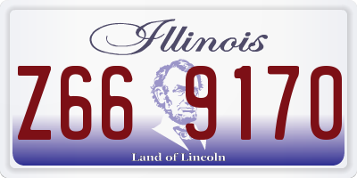 IL license plate Z669170