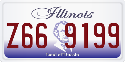 IL license plate Z669199