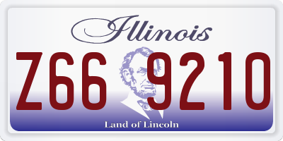 IL license plate Z669210