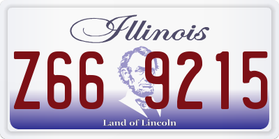 IL license plate Z669215
