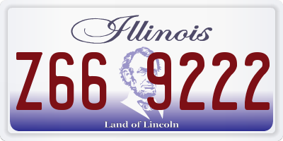IL license plate Z669222