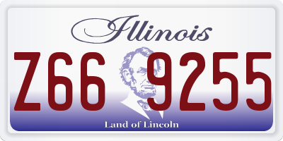 IL license plate Z669255