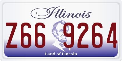 IL license plate Z669264