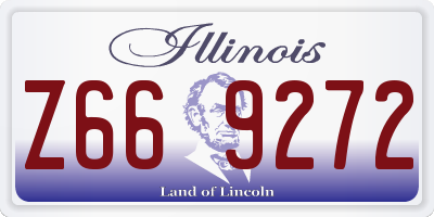 IL license plate Z669272