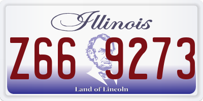 IL license plate Z669273