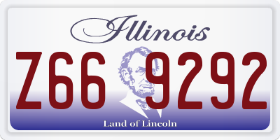 IL license plate Z669292