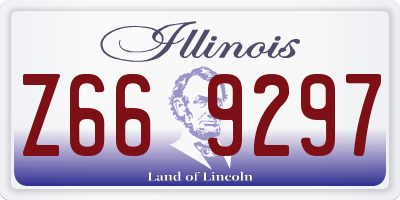 IL license plate Z669297