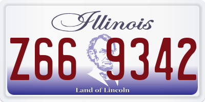 IL license plate Z669342