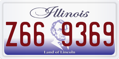 IL license plate Z669369