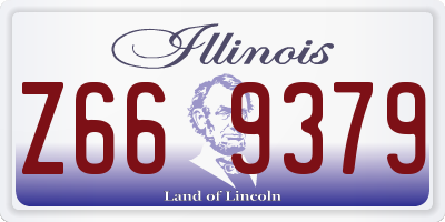 IL license plate Z669379