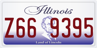 IL license plate Z669395