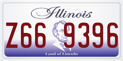 IL license plate Z669396