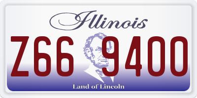 IL license plate Z669400