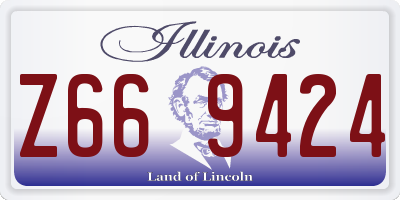 IL license plate Z669424