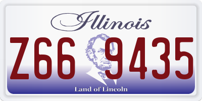 IL license plate Z669435