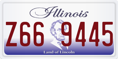 IL license plate Z669445