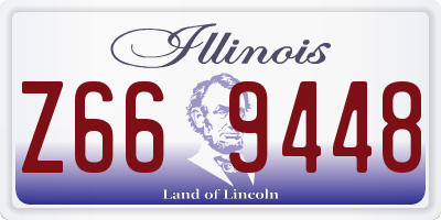 IL license plate Z669448