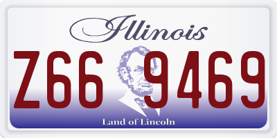 IL license plate Z669469