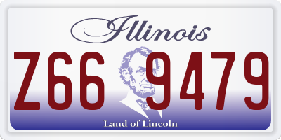 IL license plate Z669479