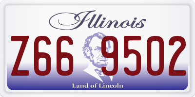 IL license plate Z669502